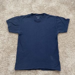 Navy blue champion tee shirt